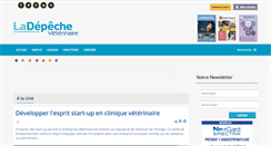 Desktop Screenshot of depecheveterinaire.com